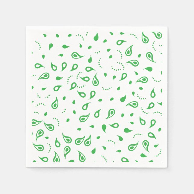 Servilleta De Papel Paisley Floral Napkin (Anverso)