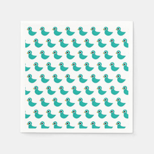 Servilleta De Papel Pájaro azul lindo
