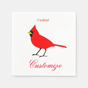 Servilleta De Papel Pájaro cardinal rojo Thunder_Cove