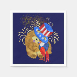 SERVILLETA DE PAPEL PÁJAROS DE UN PELO DE PELO