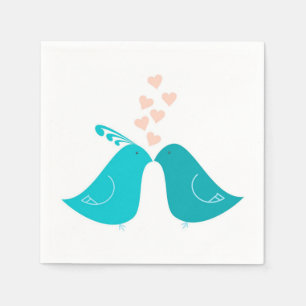 Servilleta De Papel Pájaros del amor