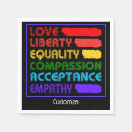 Servilleta De Papel Palabras por las que vivir