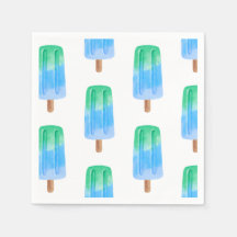 Paletas de Hielo Azules Cumpleaños Niño