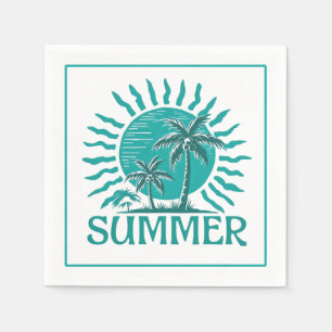 Servilleta De Papel Palm Hug Summer Vibes