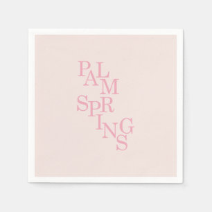 Servilleta De Papel Palm Springs Rubor Pink