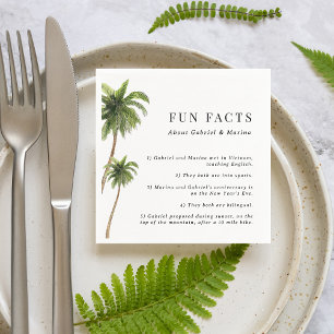 Servilleta De Papel Palm Tree Beach Destination 5 Facts Boda