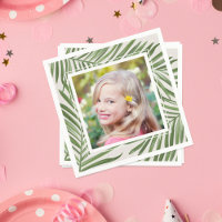 Palm verde tropical deja foto de verano