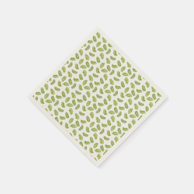 Servilleta De Papel Palmas trópicales (Borde)