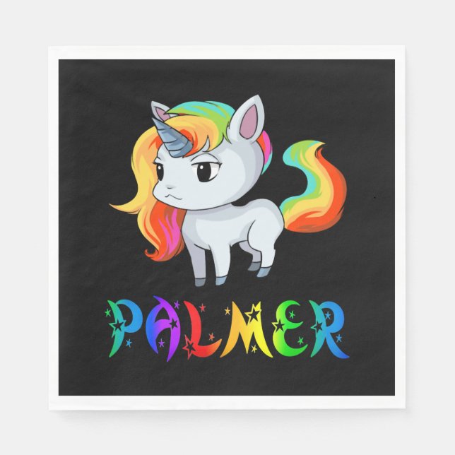 Servilleta De Papel Palmer Unicorn (Anverso)
