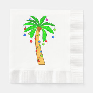 Servilleta De Papel Palmera adornada para el navidad