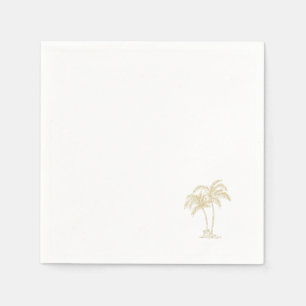Servilleta De Papel Palmera de oro