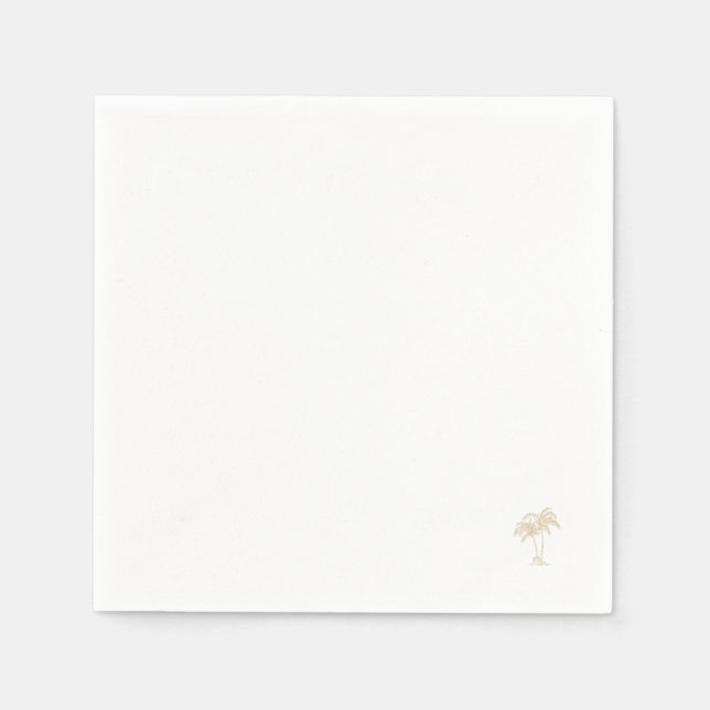 Servilleta De Papel Palmera de Oro II (Anverso)