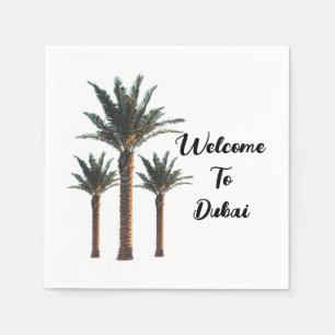 Servilleta De Papel Palmera Personalizada