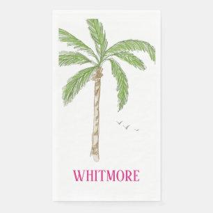 Servilleta De Papel Palmera personalizada de Palm Beach