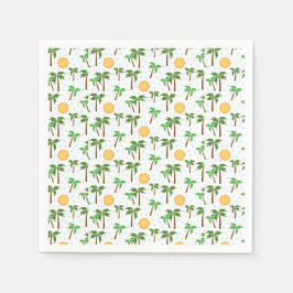 Servilleta De Papel Palmeras y sol