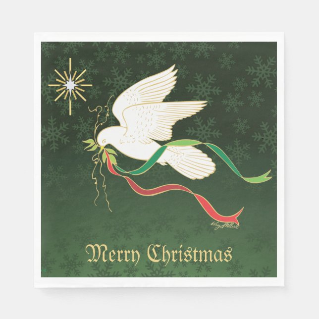 Servilleta De Papel Palo blanco (Anverso)