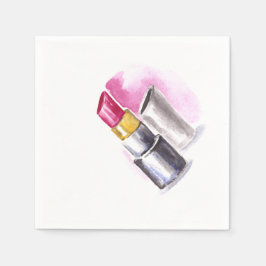 Servilleta De Papel Palo de labios rosados