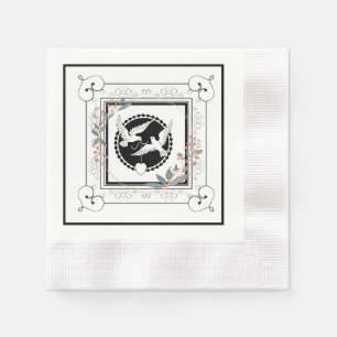 Servilleta De Papel Palomas de Amor Decorativas
