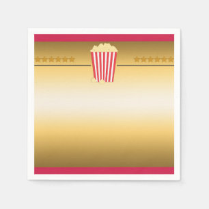 Servilleta De Papel Palomitas de cine de película Cumpleaños