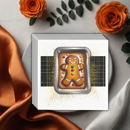 Servilleta De Papel Pan de jengibre moderno en Pan Baby Shower