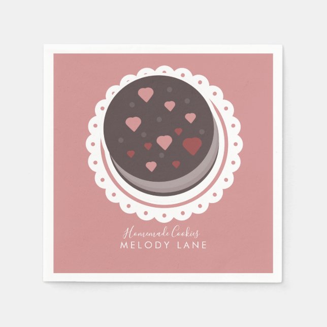 Servilleta De Papel Panadería Cocinas caseras Biscuits Dolly (Anverso)