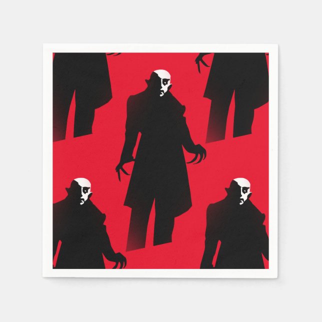 Servilleta De Papel pañales de papel halloween nosferatu (Anverso)