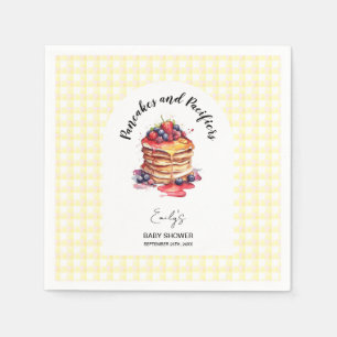 Servilleta De Papel Pancakes and Pacificadores Gingham Plaid Baby Show
