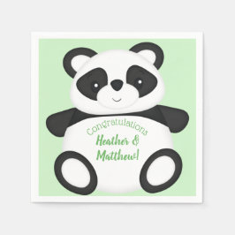 Servilleta De Papel Panda Bear Baby Shower