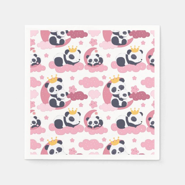 Servilleta De Papel Panda Lover | Me Llaman Panda (Anverso)