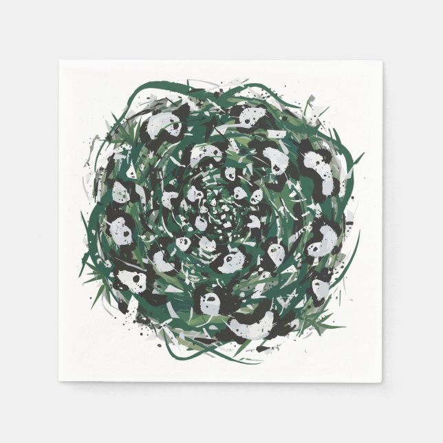 Servilleta De Papel Panda-monium (Anverso)