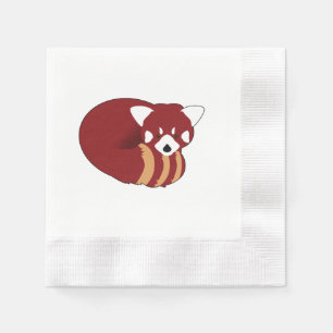 Servilleta De Papel Panda rojo
