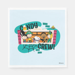 Servilleta De Papel Pandilla de Cacahuetes Crew de Dulces Halloween