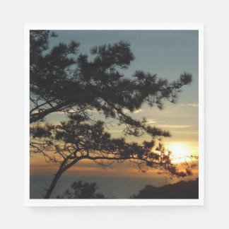 Servilleta De Papel Panorama de Torrey Pine Sunset