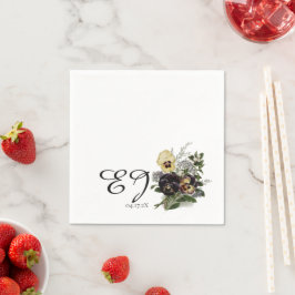 Servilleta De Papel Pansia morada vintage