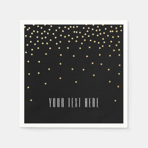 Servilleta De Papel Pantalones Bodas de confetti de Relieve metalizado