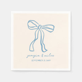 Servilleta De Papel Pantalones Bodas dibujados a mano retro