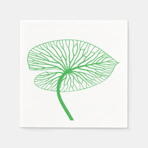 Servilleta De Papel Pantalones de Arte Leaf detallados