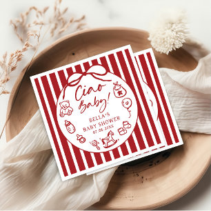 Servilleta De Papel Pantalones de Baby Shower italianos para bebé de c
