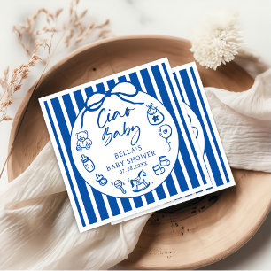 Servilleta De Papel Pantalones de Baby Shower italianos para bebé de c