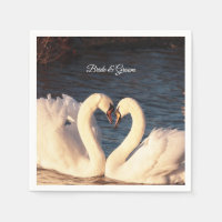 Pantalones de cisnes blancos