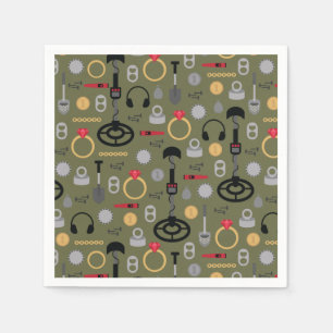 Servilleta De Papel Pantalones de detección metalizado