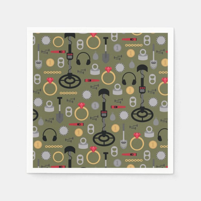 Servilleta De Papel Pantalones de detección metalizado (Anverso)