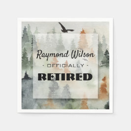 Servilleta De Papel Pantalones de Fiesta Masculino de Bosque Misty