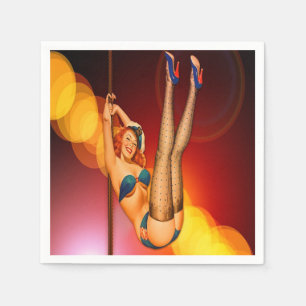 Servilleta De Papel Pantalones de Fiesta Retro Dance Entertainer
