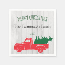 Servilleta De Papel Pantalones de Navidades rusos personalizados