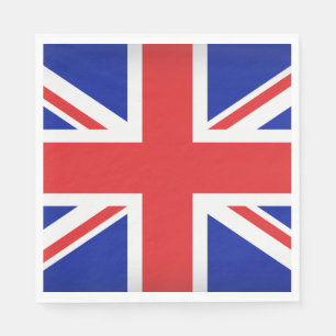 Servilleta De Papel Pantalones de papel de bandera británica