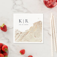 Pantalones de papel de Boda moderno de oro texturi