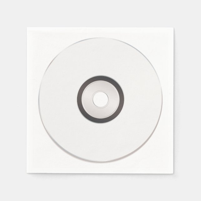 Servilleta De Papel Pantalones de papel de CD en blanco (Anverso)