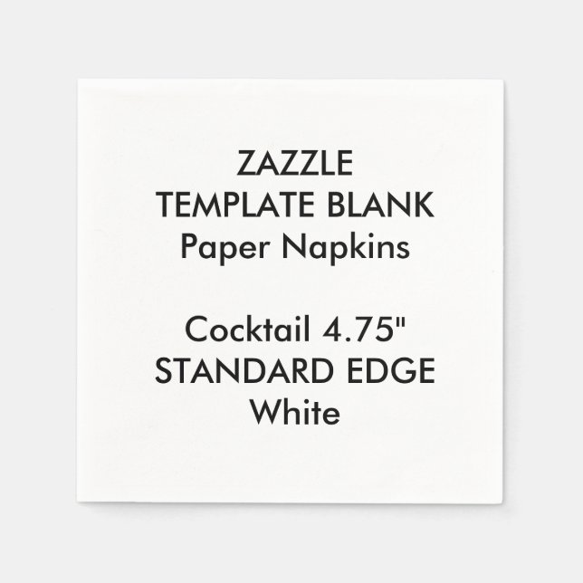 Servilleta De Papel Pantalones de papel de cola de coctel con bordes s (Anverso)