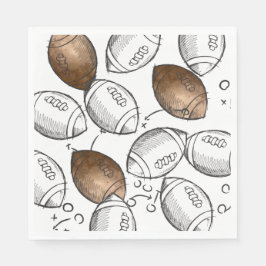 Servilleta De Papel Pantalones de papel de fútbol acuático